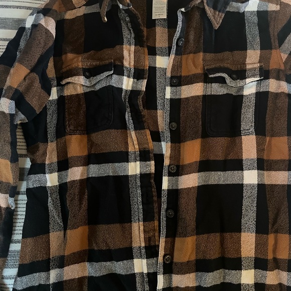 Patagonia Size 8 Women's Flannel Shirt - Picture 3 of 5